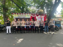 Pemantauan Kegiatan di Sekitar Pos Pam Kota Paris untuk Antisipasi Gangguan Kamtibmas dan 3 C