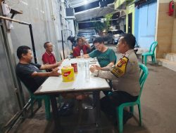 Polsek Pulogadung Sambangi Pengurus dan Warga RW 02 Rawamangun, Sampaikan Imbauan Kamtibmas