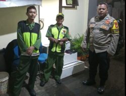 Pemantauan Rumah Kosong Bersama Bhabinkamtibmas Karang Anyar Dan Linmas Paska Hari Raya Idul Fitri