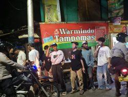 Patroli Gabungan Padal Bersama Samapta dan Intelkam Bubarkan Kerumunan Remaja di Johar Baru