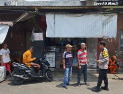 Waspada Rumah Kosong Pasca mudik, Polisi Imbau Warga Petojo Utara Tingkatkan Keamanan