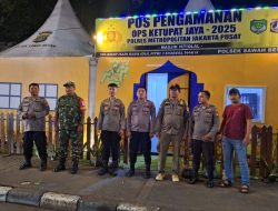 Pengamanan Malam Terakhir Di Pos Pam Operasi Ketupat Jaya 2025 Istiqlal