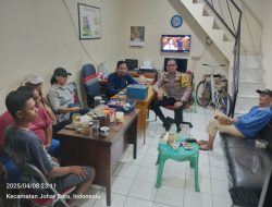 Bhabinkamtibmas Kampung Rawa Sambangi Pos Satkamling, Kapolres: Sinergi Warga Kunci Keamanan Wilayah