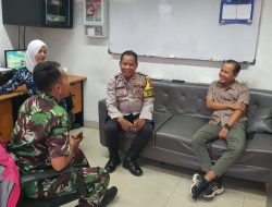 Bhabinkamtibmas Sambangi Warga Pasar Baru, Ajak Jaga Kampung Pasca Lebaran