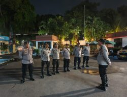 Ciptakan Situasi Aman Kondusif, Polsek Menteng Gelar Apel Malam Patroli Cipta Kondisi