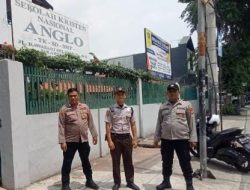 Cegah Gangguan Kamtibmas, Unit Sabhara Polsek Cempaka Putih Patroli Dialogis di Sekolah Angglo Rawasari