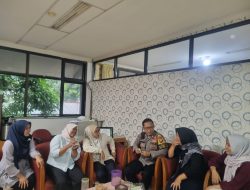 Bhabinkamtibmas Karet Tengsin Silahturahmi Pasca Lebaran