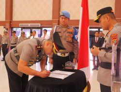Kapolres Metro Bekasi Pimpin Sertijab Wakapolres: AKBP Saufi Salamun Serahkan Tugas kepada AKBP Apri Fajar Hermanto