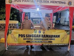 Di Perbatasan Menteng-Tenggulun, Polisi Hadir Antisipasi Tawuran Dan Gangguan Kamtibmas