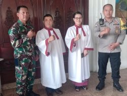 Jaga Keamanan Perayaan Paskah, Polisi Senen Bersinergi dengan Jemaat Gereja