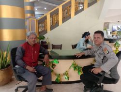 Polsek Kemayoran Sambangi Hotel NAM Center, Warga Apresiasi Kepedulian Polisi