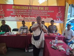Rodiyanah Terpilih Jadi Ketua RW 01 Kartini, Pemilihan Berlangsung Aman dan Demokratis