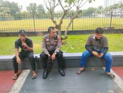 Patko 1051 Patroli Sambangi Pedagang Cegah Gangguan Kamtibmas