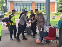 Bhabinkamtibmas Gelora Tinjau Gedung DPR RI, Pastikan Keamanan Tetap Kondusif