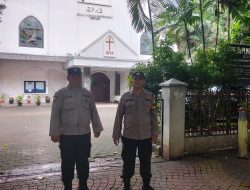 Polisi Amankan Ibadah Mingguan di Gereja GPKB Menteng, Jakarta Pusat