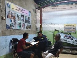 Bhabinkamtibmas Petamburan Sambangi Pos Kamling, Cegah Curanmor di Tanah Abang
