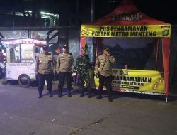 Polisi Kontrol Perbatasan Kalipasir, Untuk Mencegah Aksi Tawuran Warga