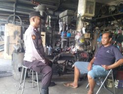 Kapolsubsektor Galur Gelar Patroli Dialogis dan Sampaikan Imbauan Kamtibmas kepada Warga RW 07