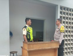 Bhabinkamtibmas Lakukan Patroli Cooling System dan Sambang Pos Security Kemenkes RI