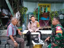 Polisi Sambangi Warga Kebon Kosong Pasca Lebaran, Cek Kondisi Wilayah dan Sampaikan Imbauan Kamtibmas