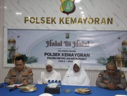 Halal Bi Halal Polsek Kemayoran, Jalin Silaturahmi Bersama Purnawirawan dan Masyarakat