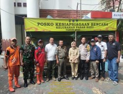 Bhabinkamtibmas Pasar Baru Aktifkan Posko Siaga Bencana