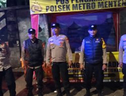 Patroli Cipkon Menteng Hadir Di Perbatasan Kwitang – Kalipasir Antisipasi Tawuran Dan Gangguan Kamtibmas