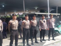 Polsek Metro Menteng Pengamanan Giat Ibadah Paskah Jumat Agung Di Gereja GPIB PAULUS Menteng
