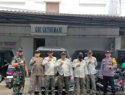 Pengamanan Ibadah Perayaan Hari Paskah di Gereja GBI Getsemani Wilayah Kelurahan Kampung Rawa