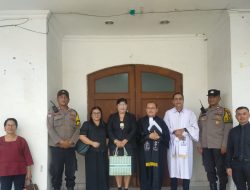 Sinergi Tiga Pilar Jaga Keamanan Ibadah Paskah di Gereja Niha Kerisno Protestan Indonesia