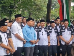 Bhabinkamtibmas Karet Tengsin Hadiri Ziarah Dan Doa Makam Ormas Forkabi Dihadiri Walikota Jakarta Pusat