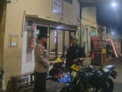 Antisipasi Kejahatan, Pendamping Bhabinkamtibmas Tanah Tinggi Gelar Patroli dan Sambang