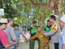 Pererat Silaturahmi, Personel Polsek Cempaka Putih Sambangi Warga Rawasari