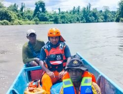 PENCARIAN IPTU TOMI SAMUEL MARBUN DI SUNGAI RAWARA HINGGA KAMPUNG YAKORA TELUK BINTUNI. POLRI, TNI DAN BASARNAS LAKSANAKAN GIAT BERSAMA