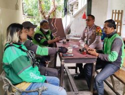 Sambangi Ojol, Polisi Tebar Himbauan Lawan Pinjol dan Judol