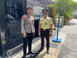 Patroli 1052 Unit Samapta Pemantauan Wilayah Sambangi Security Mid Plaza