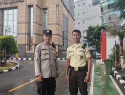 Polsek Metro Gambir Siagakan Bhabinkamtibmas Pantau Rencana Aksi di Bank DKI