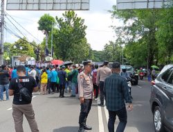 Pengamanan Humanis Aksi Unjuk Rasa Cepat” Aliansi Rakyat Berdikari Di Kemenkeu Jakarta”