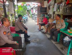 Unit Binmas Polsek Senen Gelar Sambang Dialogis, Dorong Peran Warga dan Ormas dalam Menjaga Kamtibmas