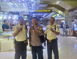 Bhabinkamtibmas Pegangsaan Sambangi Cikini Gold Center, Sampaikan Himbauan Kamtibmas Petugas Keamanan