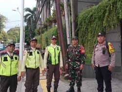 Sinergi TNI–Polri, Bhabinkamtibmas Gondangdia Dan Babinsa Himbauan Kamtibmas Di Gedung NasDem Tower