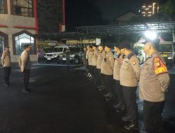 Wakapolsek Metro Menteng Pimpin Apel Malam Cipkon, Antisipasi Tawuran Warga Dan Kejahatan Jalanan
