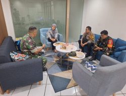 Bhabinkamtibmas Pegangsaan Dan Babinsa Sambang Kantor AGP Untuk Sosialisasi Penataan Kuliner