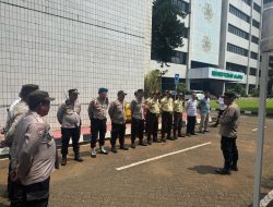 Kapolsubsektor Pasar Baru Pimpin Langsung Apel Rencana Unjuk Rasa!