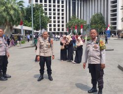 Polsek Sawah Besar Kawal Ketat Pameran Jembatan Persaudaraan Indonesia-Saudi di Masjid Istiqlal”