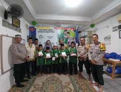 Polsek Metro Gambir Gelar Doa Bersama dan Santunan Jelang May Day 2025