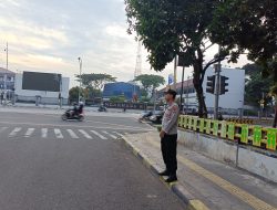Pelayanan Pagi Oleh Unit Samapta Polsek Sawah Besar Dalam Pengaturan Arus Lalulintas