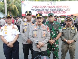 Polres Jakarta Utara, Apel Kesiapan Pasukan Dan Tactical Wall Game Dalam Rangka