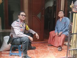 Bhabinkamtibmas Kampung Rawa Dekatkan Diri dengan Warga Lewat Patroli dan Sambang Tokoh Masyarakat
