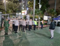 Kekompakan Tiga Pilar Sawah Besar Lakukan Patroli mobile Jelang Malam Hari